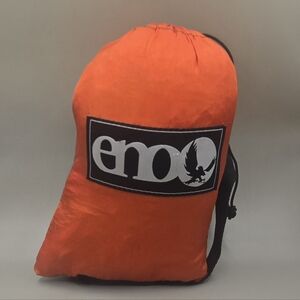 ENO DOUBLE NEST HAMMOCK GREY ORANGE.